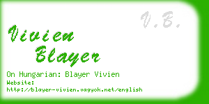 vivien blayer business card
